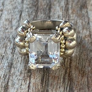 LAGOS Glacier White Topaz Ring